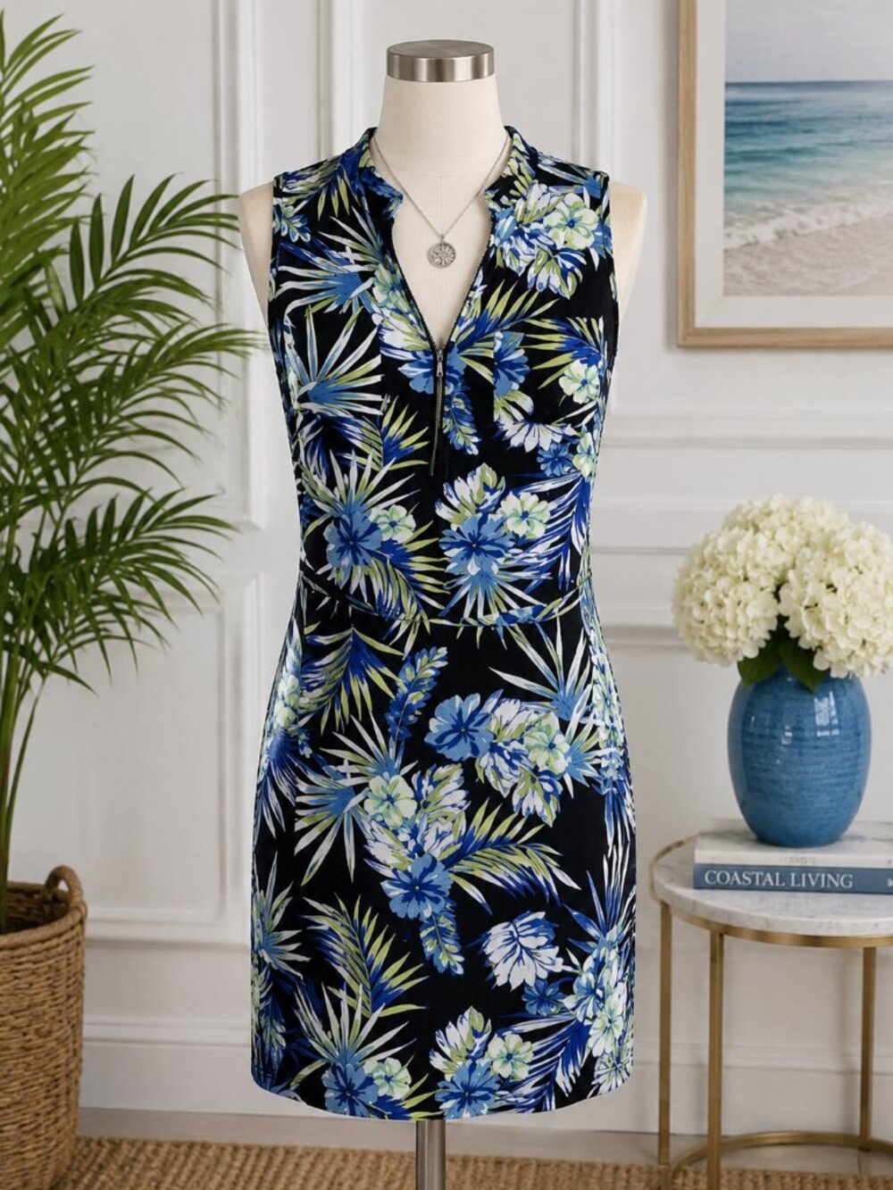 🌴 NY&C Tropical Floral Dress – Size XL 🌴